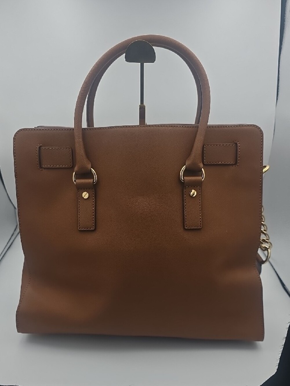 Michael Kors Brown Leather Large Hamilton Satchel W/ Gold Hardware (NWOT)✨️🤎✨️ - Picture 11 of 11